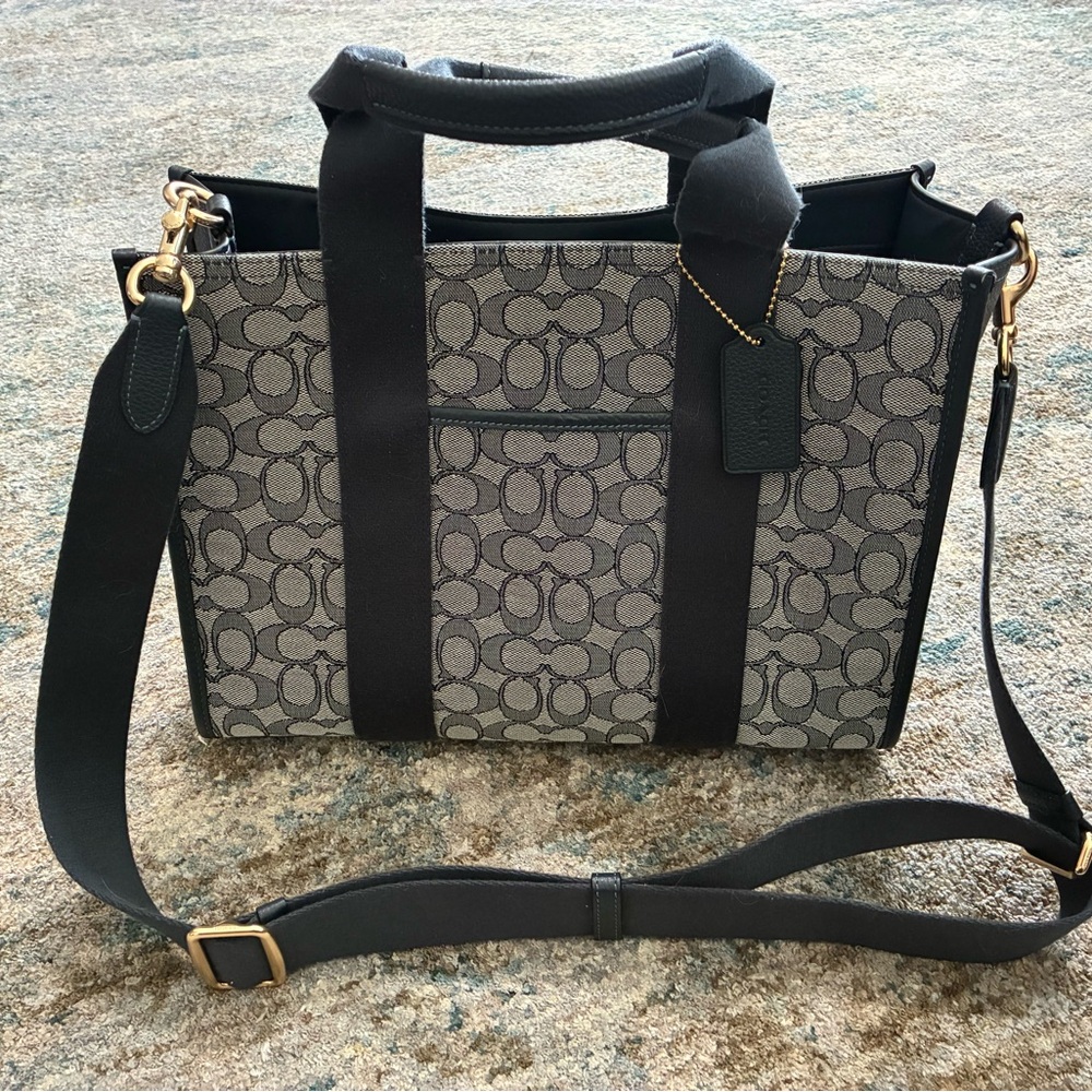 Coach Smith Signature Jacquard tote